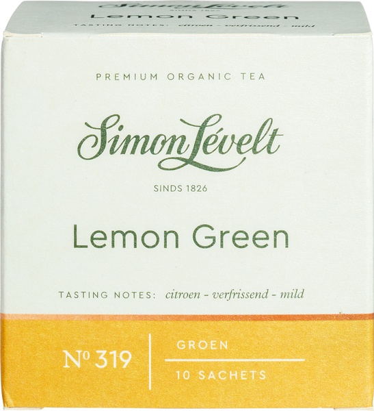 Simon Levelt Groene-Thee Lemon (10 zakjes)