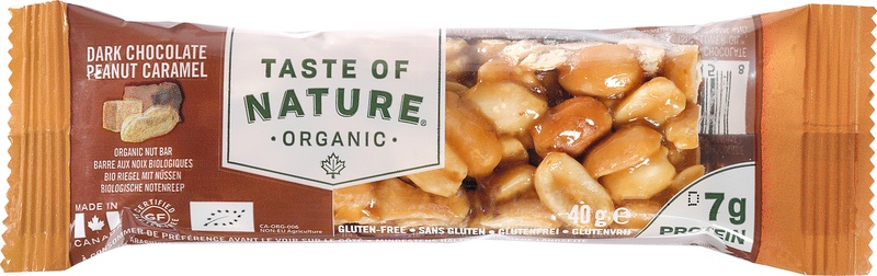 Taste Of Nature Reep Dark Chocolate Peanut -Caramel (40 gr)