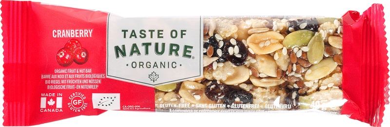 Taste of Nature Reep Cranberry (40 gr)