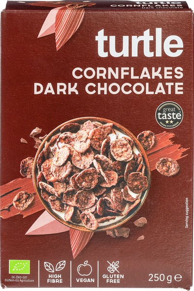 Turtle Cornflakes Dark Chocolate (250 gr)