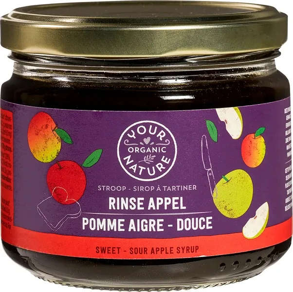 Your Organic Nature Stroop Rinse Appel (330 gr)