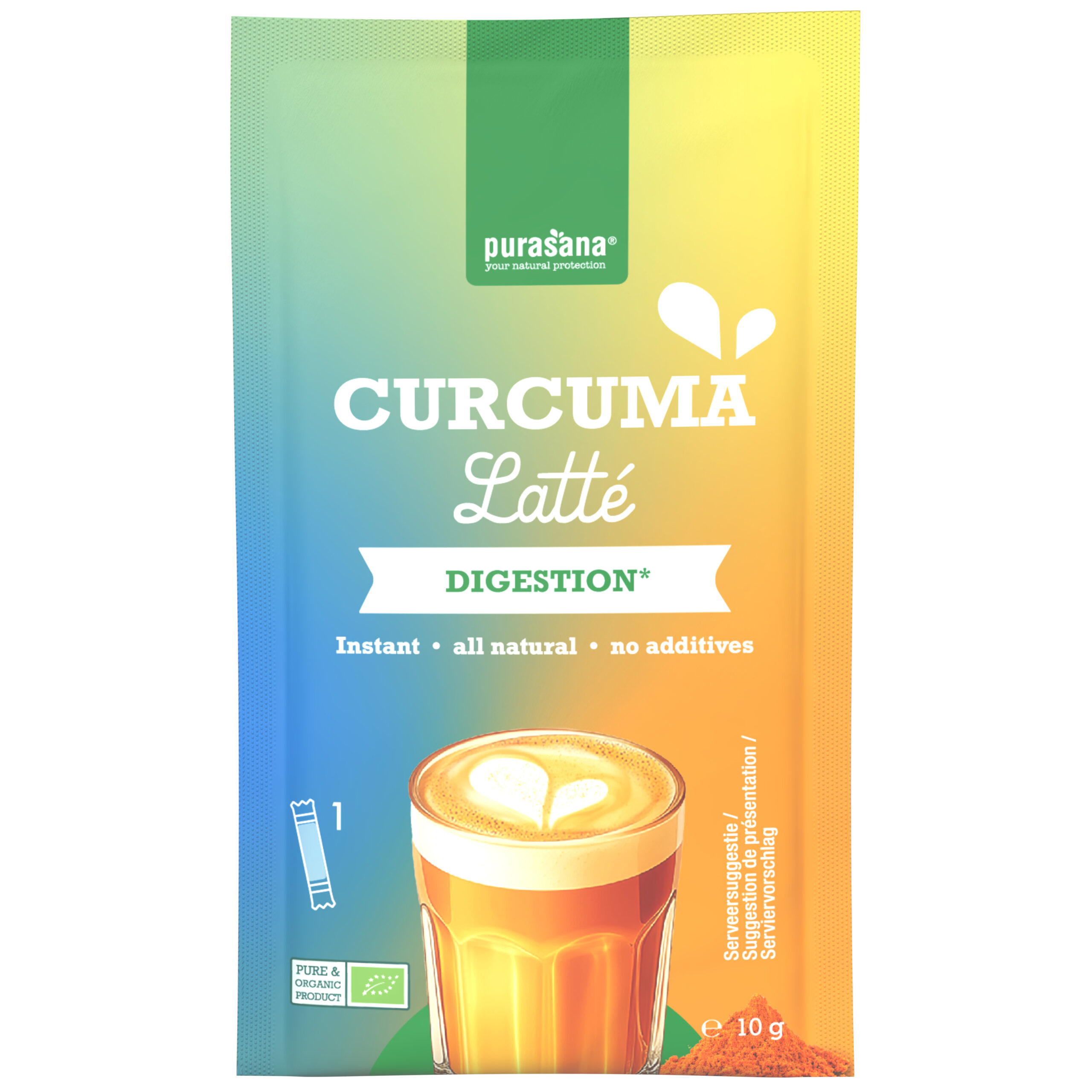 Purasana Curcuma Latté Bio (6 x 10 gr) - image 6