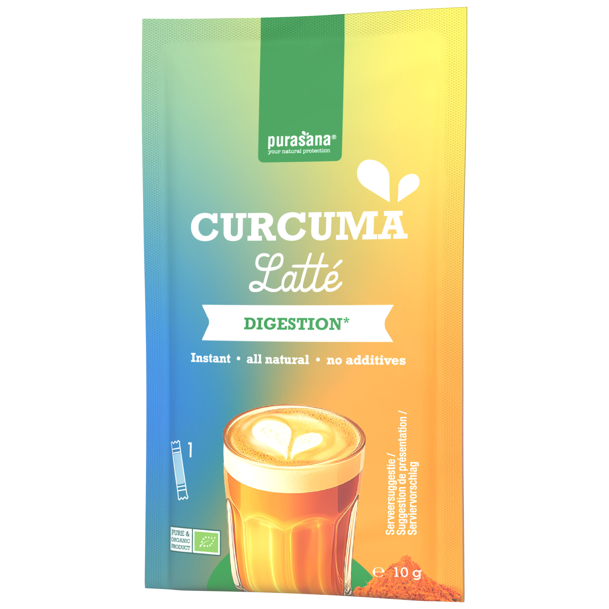 Purasana Curcuma Latté Bio (6 x 10 gr) - image 7