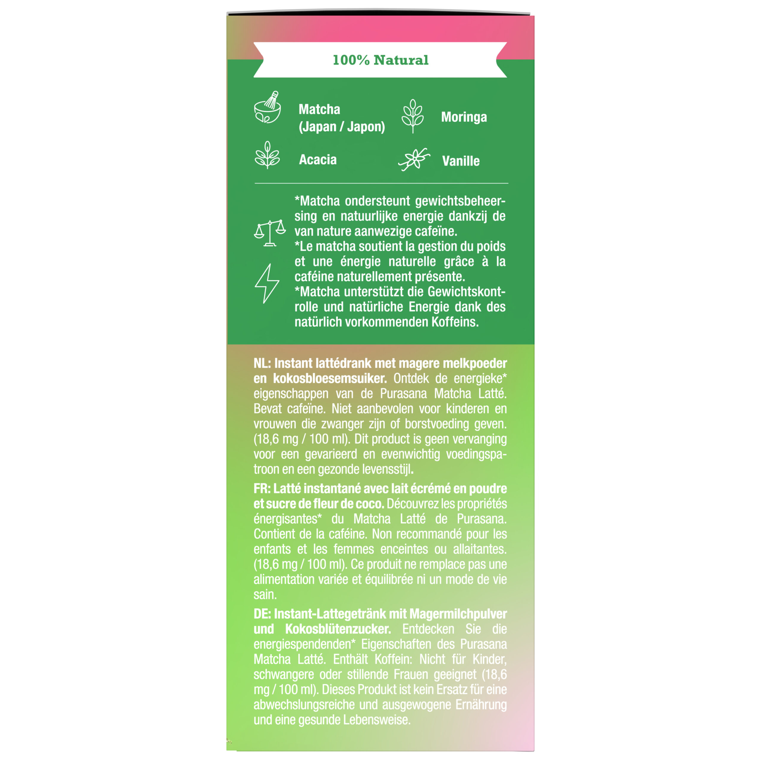 Purasana Matcha Latté Bio (6 x 10 gr) - image 4