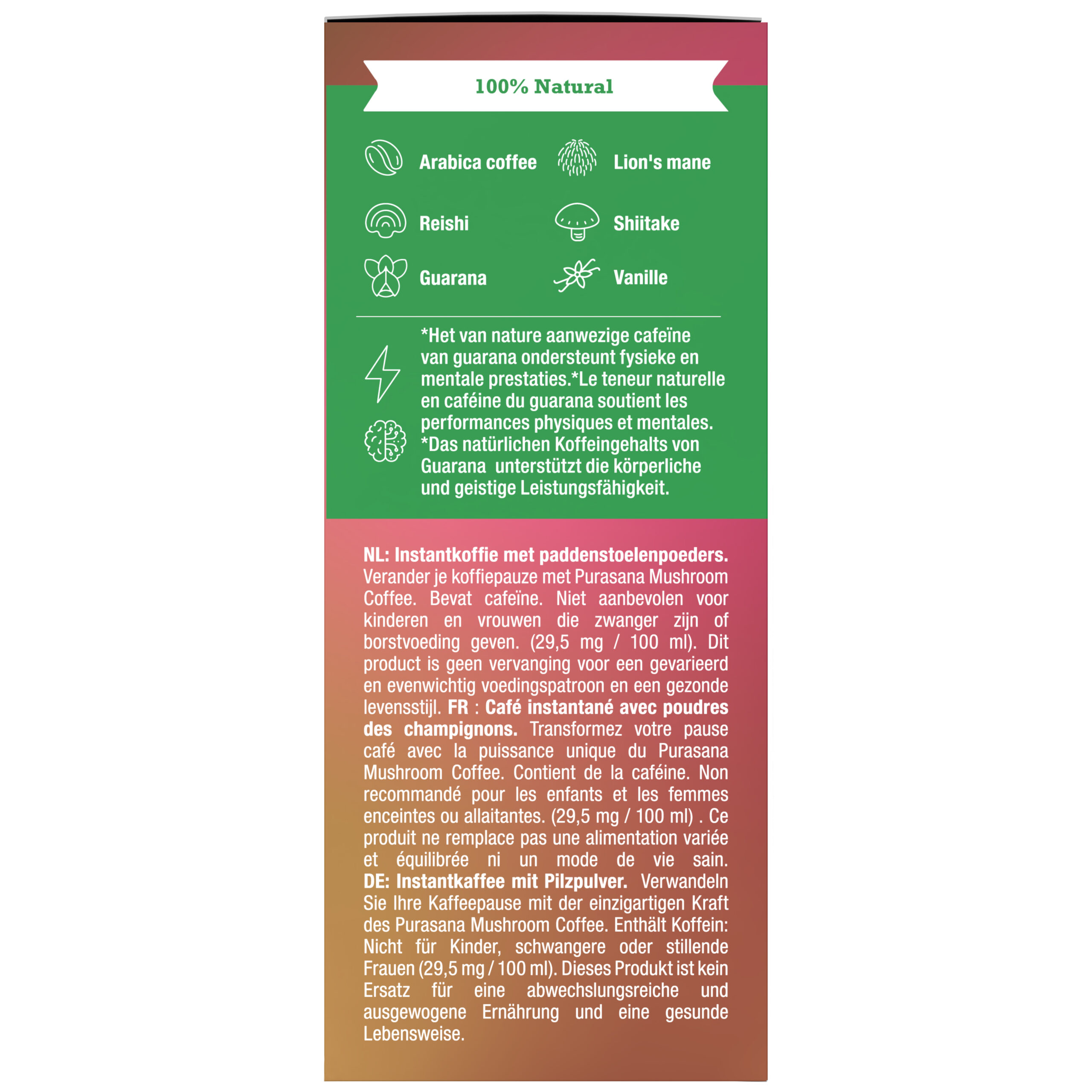 Purasana Mushroom Coffee Bio (6 x 3 gr) - image 4