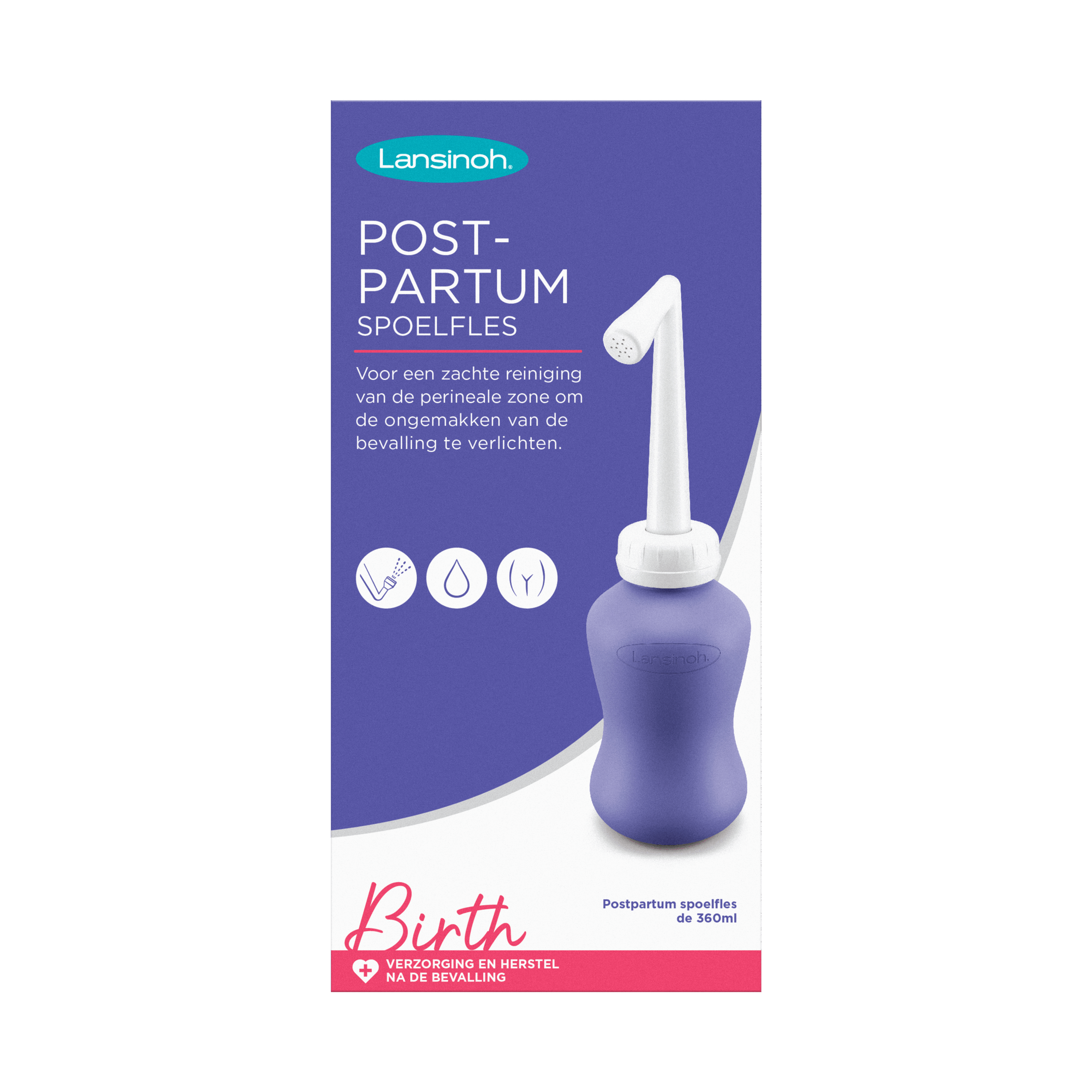 Lansinoh Postpartum Spoelfles (1 stuk)