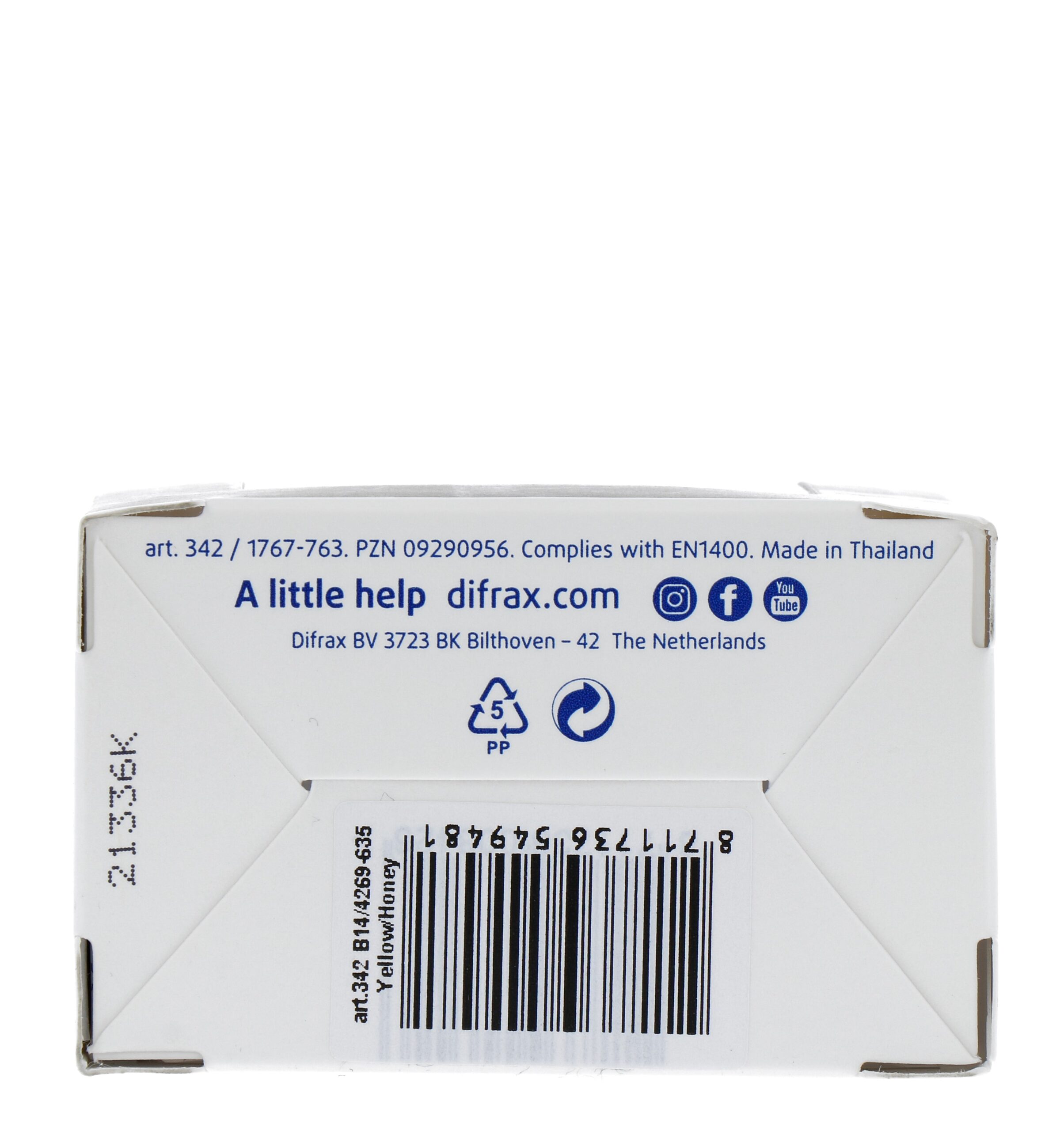 Difrax Fopspeen Dental 18 maand Geel (1 stuk) - image 3