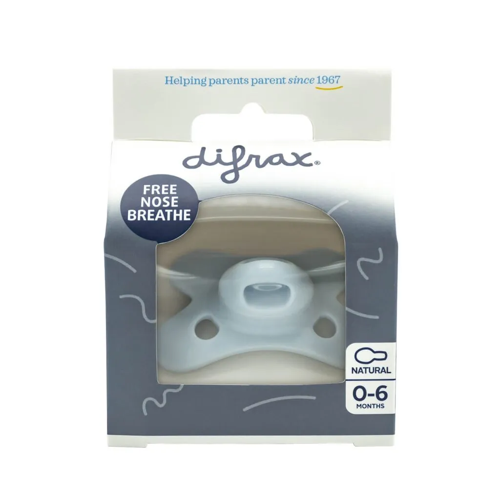 Difrax Fopspeen Natural 0-6 maand Ice (1 stuk)