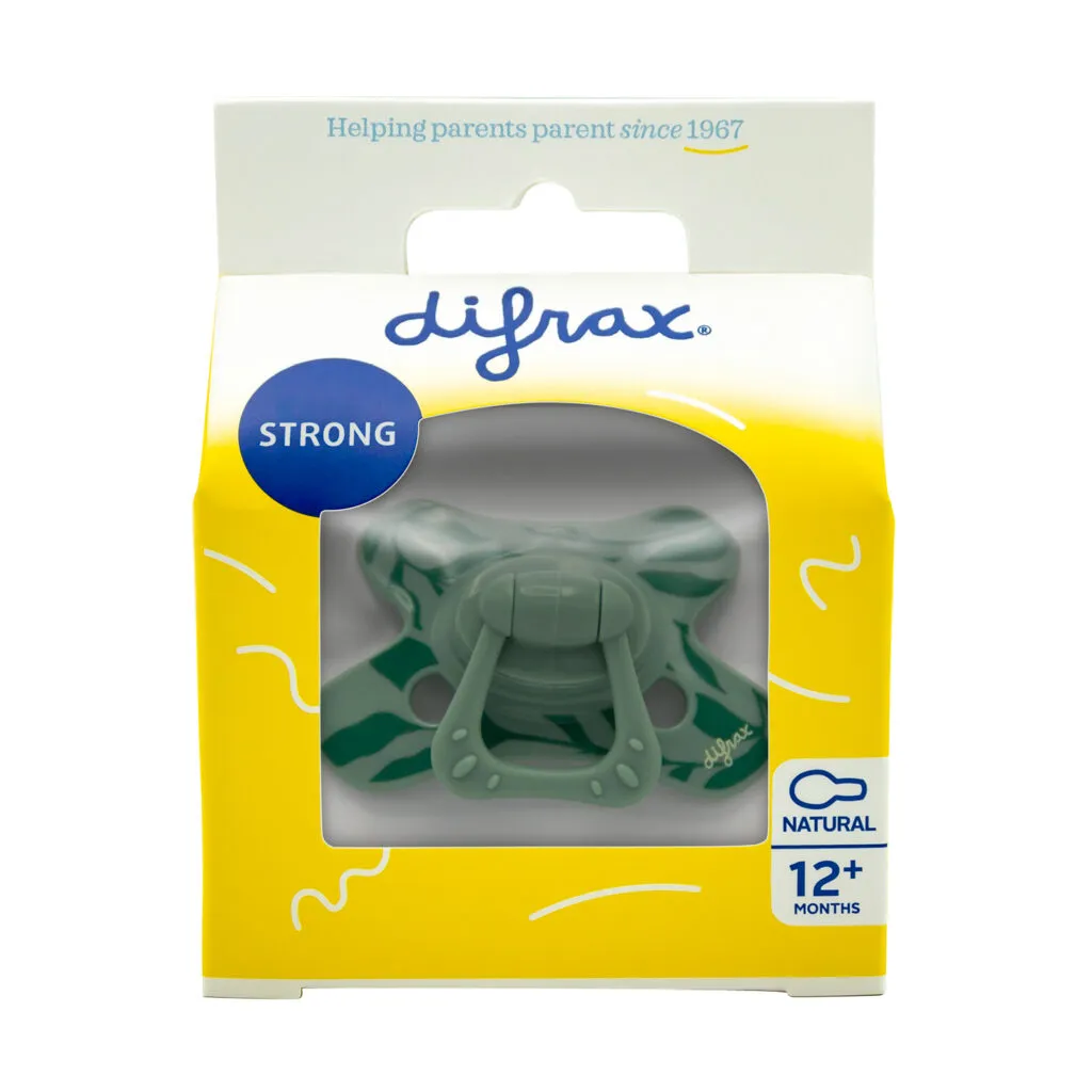 Difrax Fopspeen Natural 12 maand Sage Leaf (1 stuk)