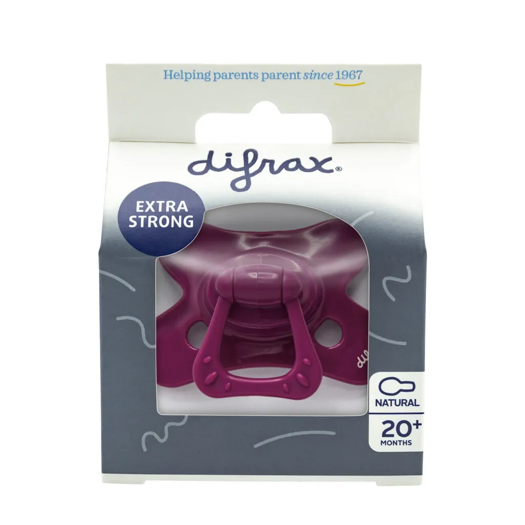 Difrax Fopspeen Natural 18 maand Wildberry (1 stuk)