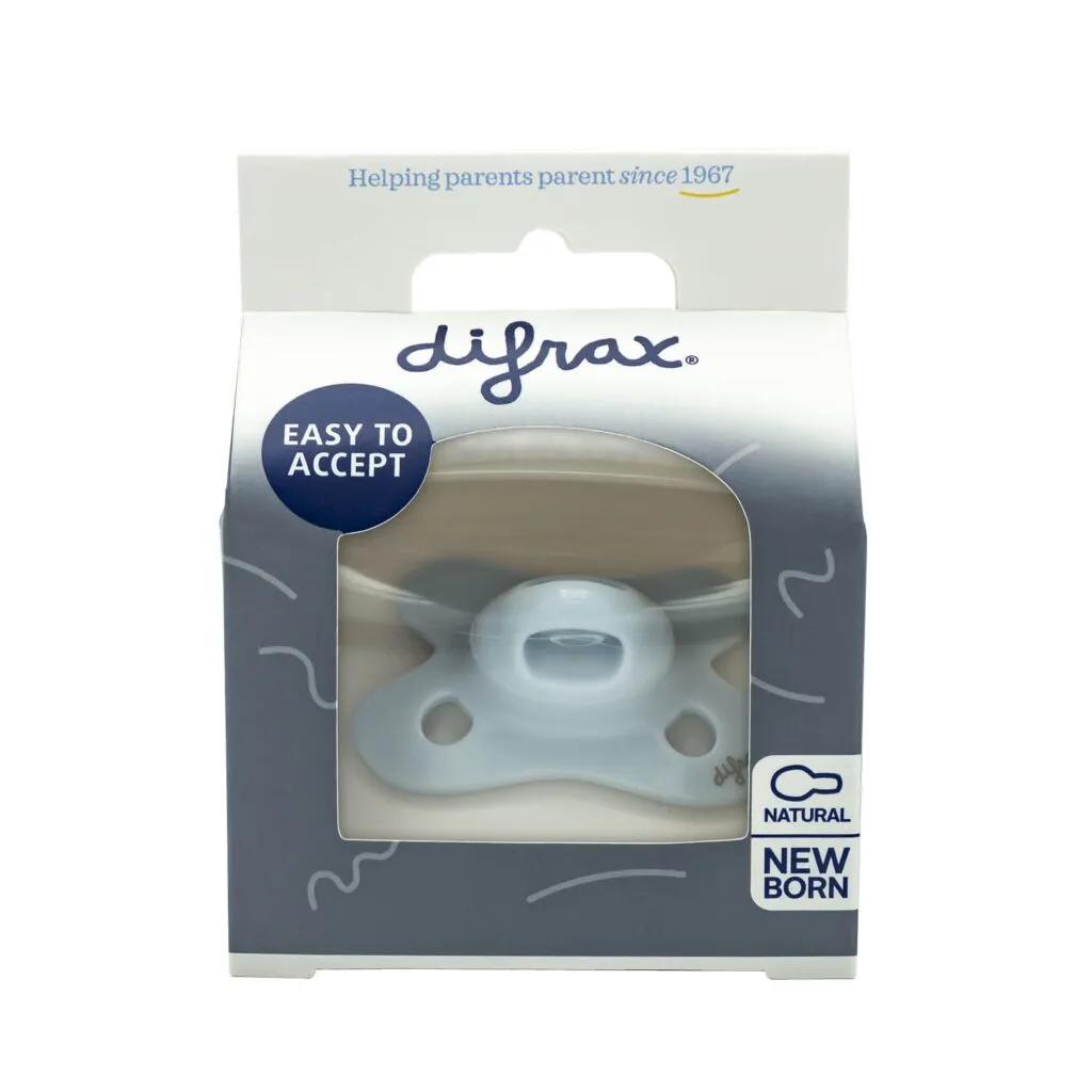 Difrax Fopspeen Natural Newborn Ice (1 stuk)