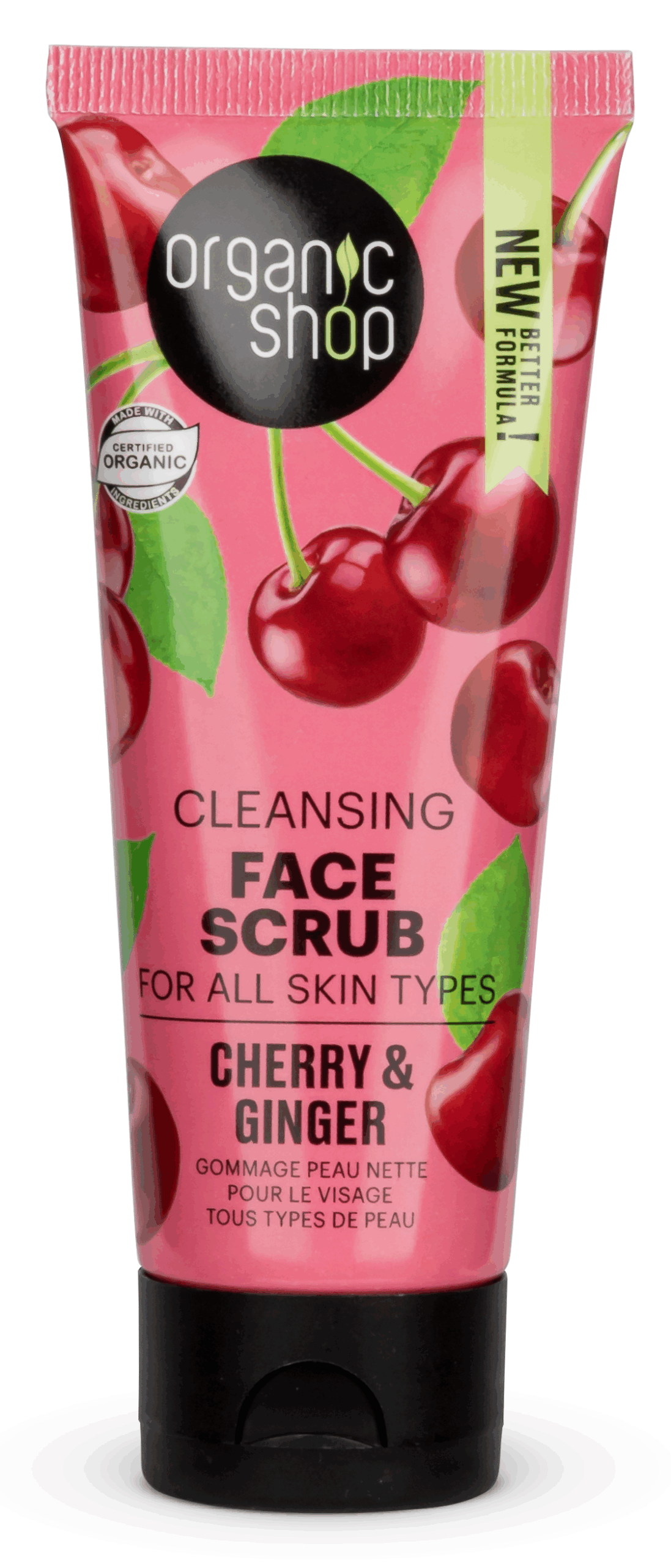 Organic Shop Face Scrub Cherry (75 ml)