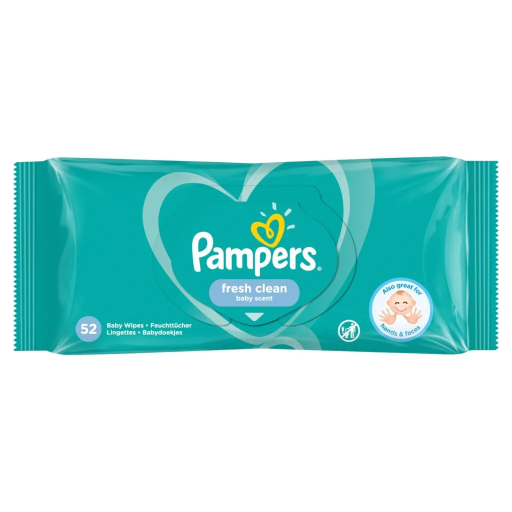 Pampers Doekjes Fresh Clean Navulling (52 stuk)