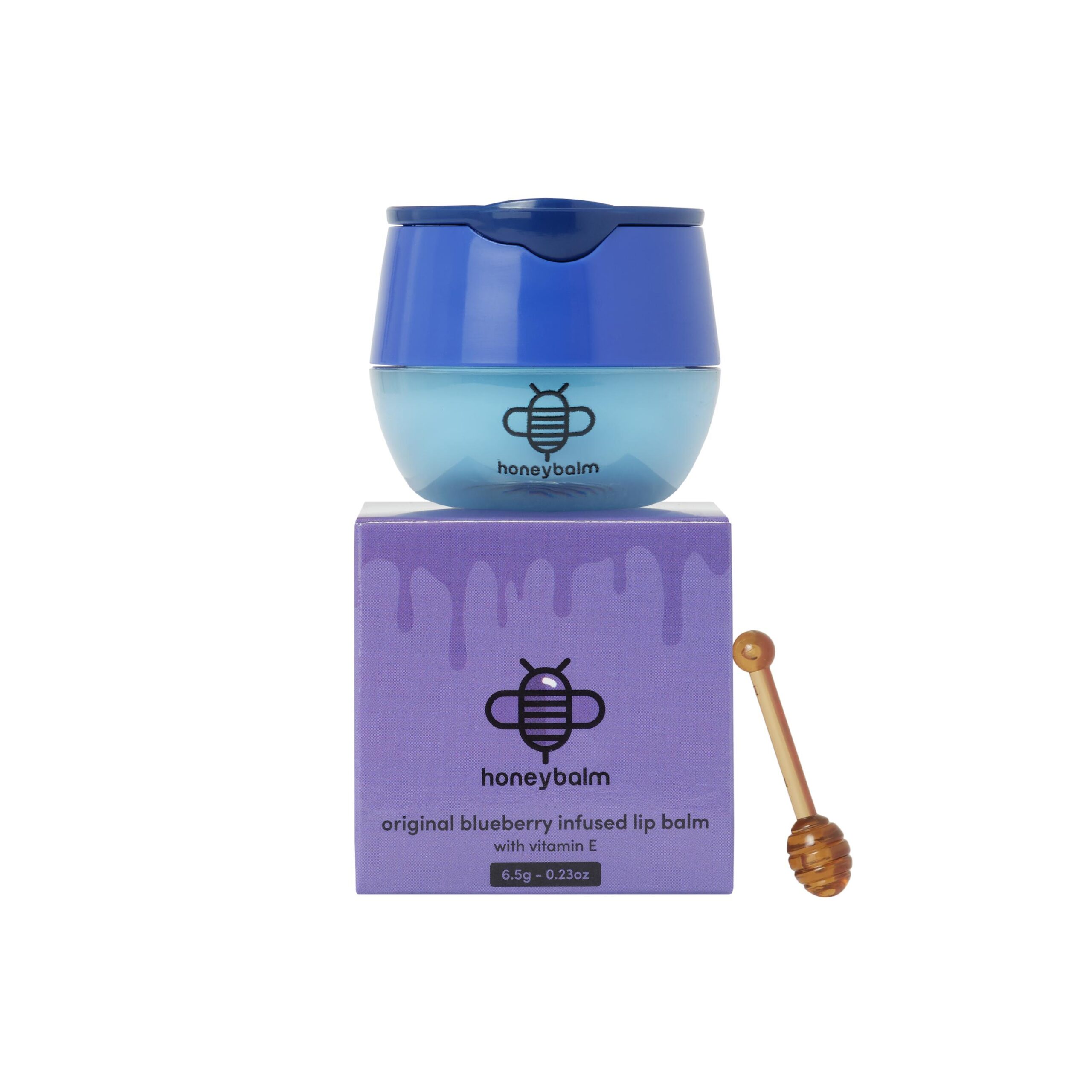 Honeybalm Lippenbalsem Blueberry (1 stuk)