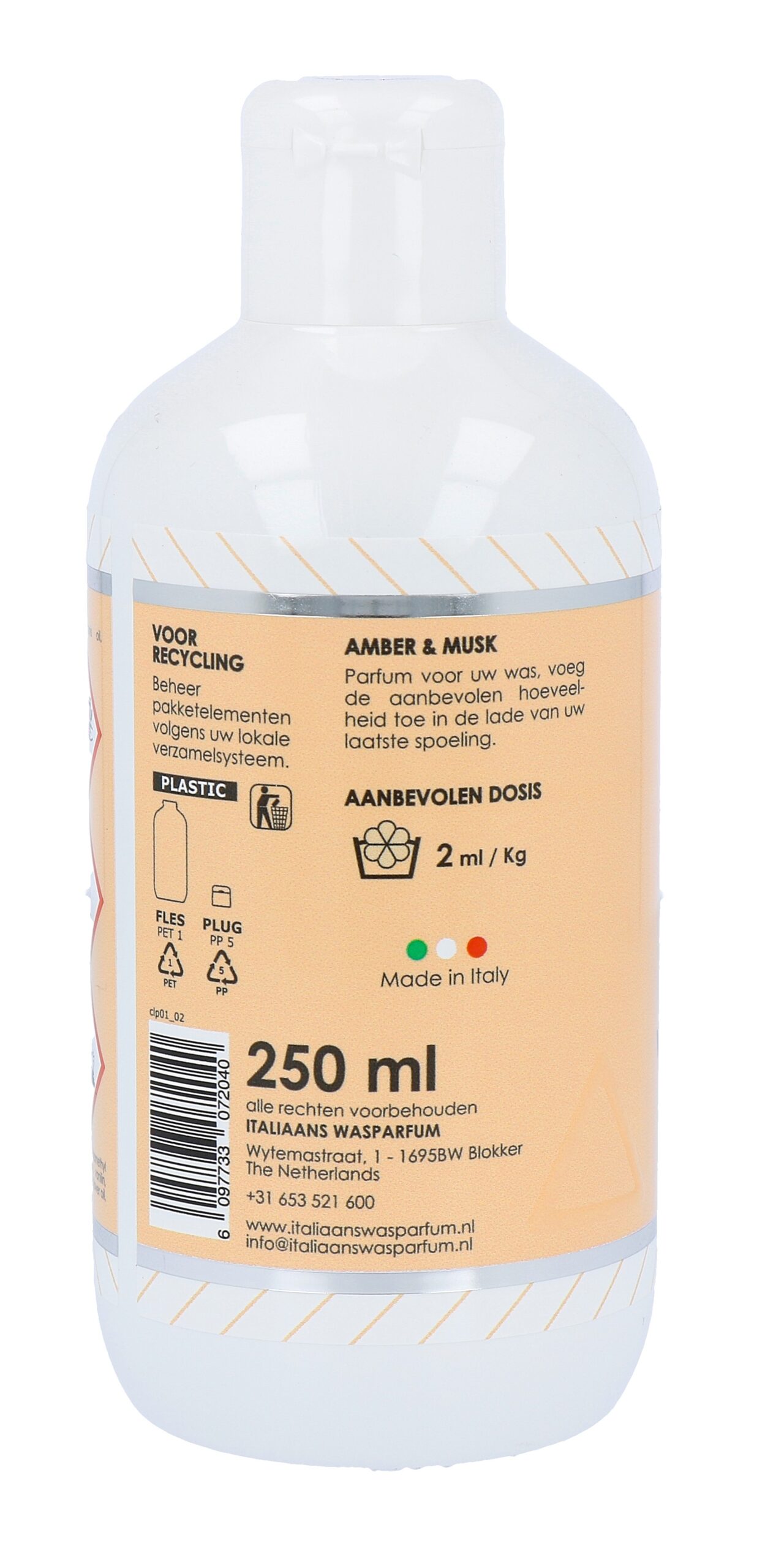 B&B Italiaans Wasparfum Amber & Musk (250 ml) - image 2