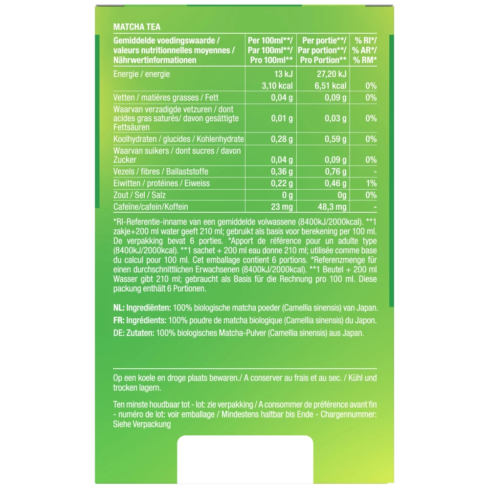 Purasana Matcha tea (12 gr) - image 2
