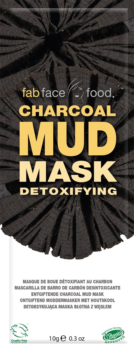 Montagne Jeunesse 7th Heaven Mask Fab Face Charcoal Mud (1 stuk)