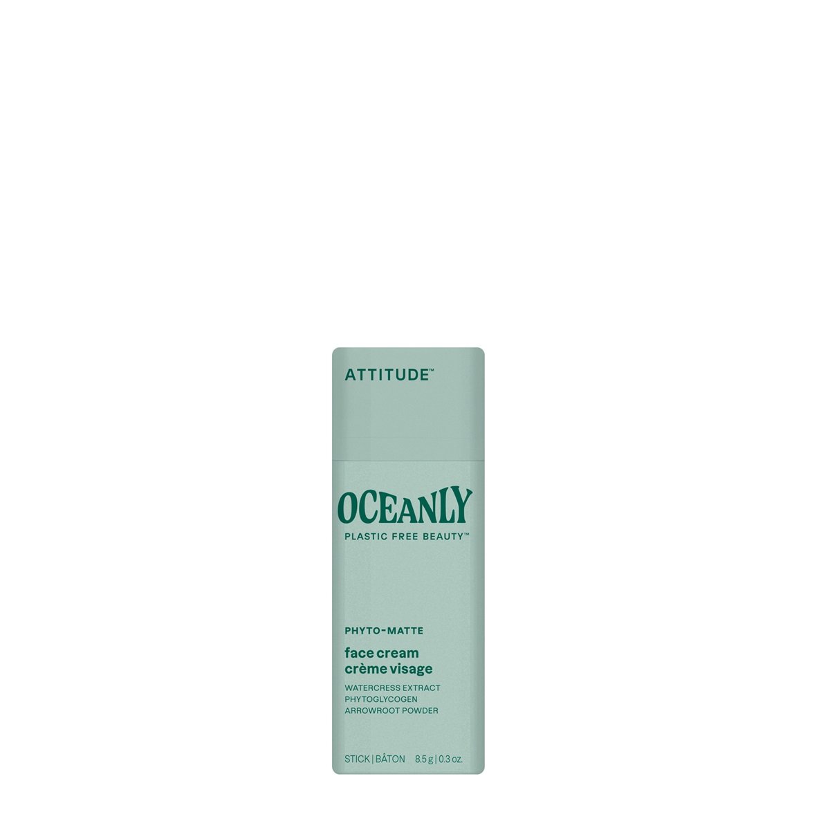 Attitude Oceanly Phyto-Matte Gezichtscreme Stick Mini (8,5 gr)