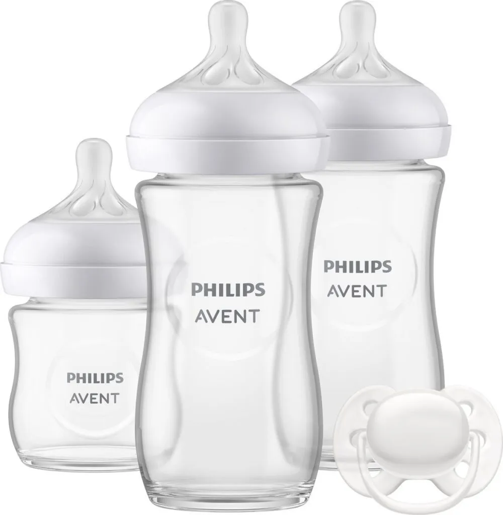 Avent Starterset Natural 3.0 Fles Glas (1 stuk)