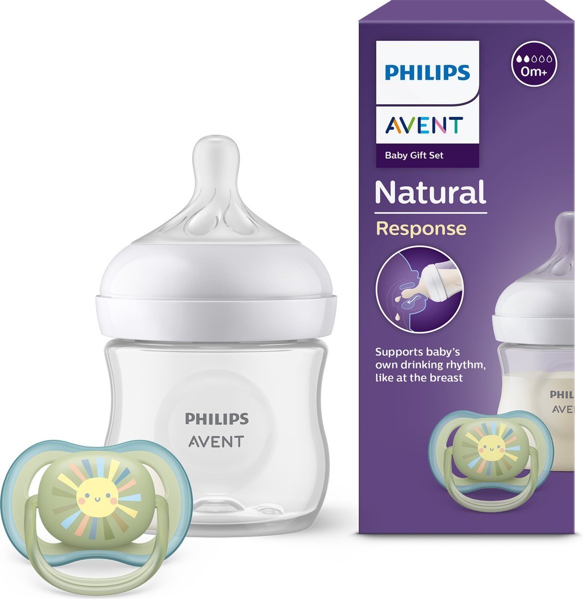 Avent Starterset Natural 3.0 Zuigfles + Fopspeen (1 set)