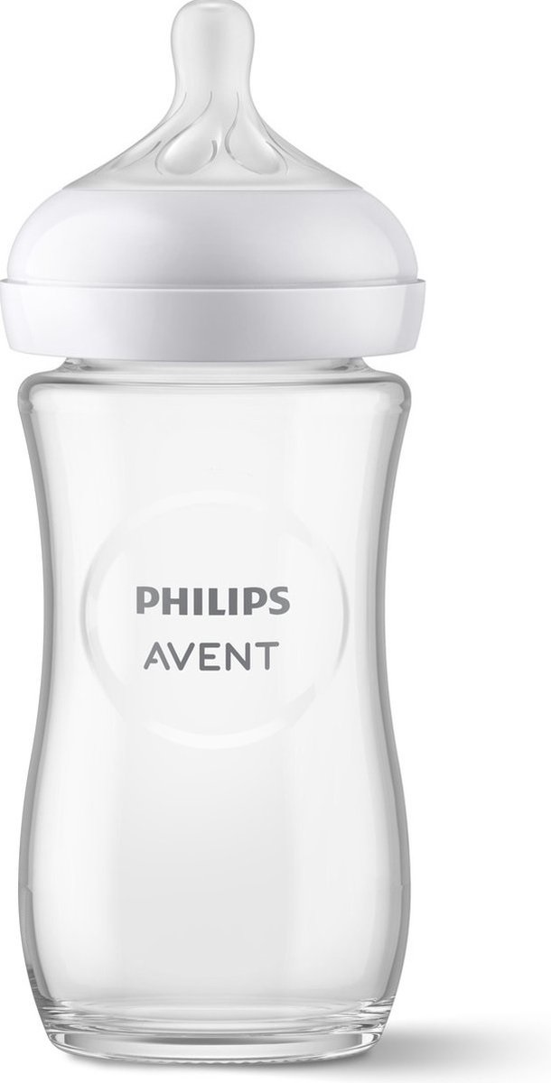 Avent Zuigfles Natural 3.0 Glas 240 ml (1 stuk)