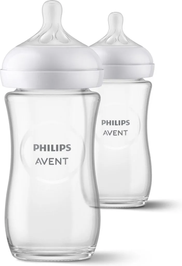 Avent Zuigfles Natural 3.0 Glas Duo (2 stuks)