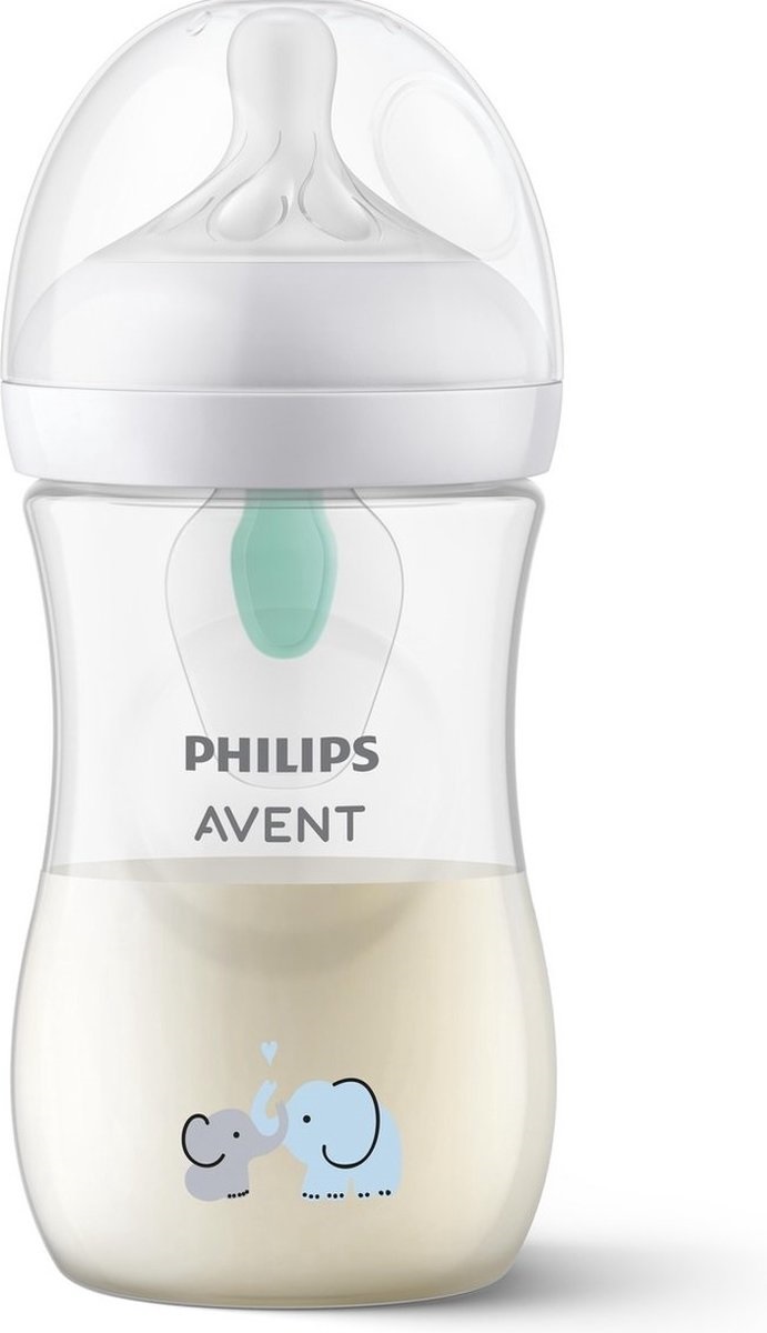 Avent Zuigfles Natural Airfree Olifant (1 stuk)