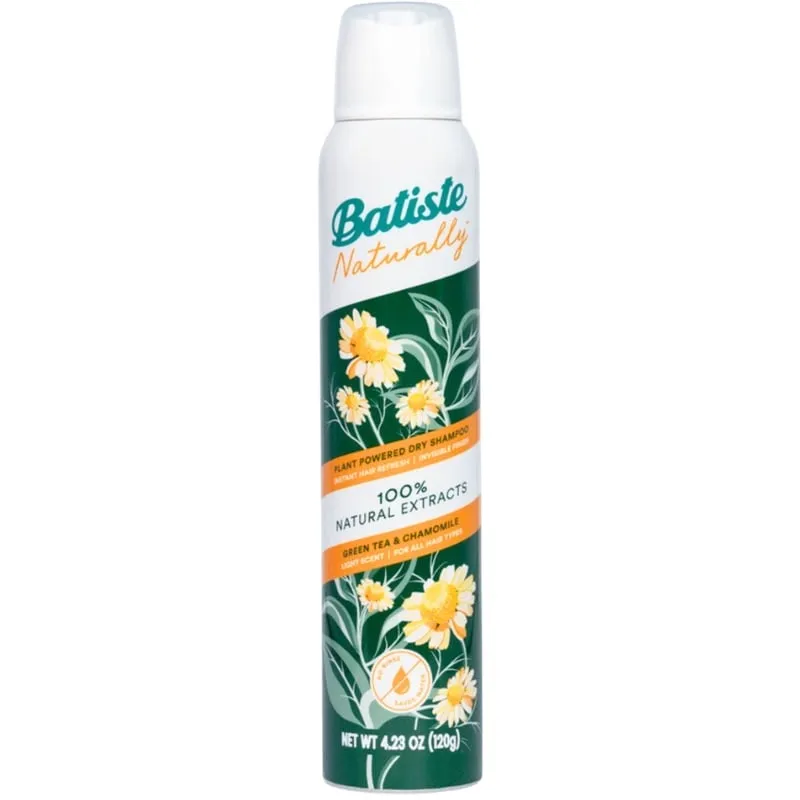 Batiste Droogshampoo Naturally Green Tea (200 ml)