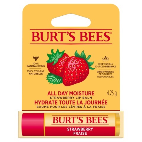 Burt's Bees Lip Balm Strawberry Blister (1 stuk)