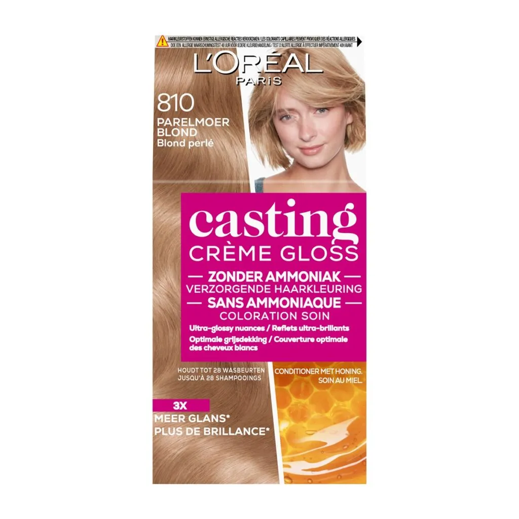 L'Oréal Casting Creme Casting Creme Gloss 810 Parelmoer Blond (1 stuk)