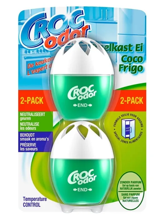 Croc'Odor Koelkast Ei (2 stuks)