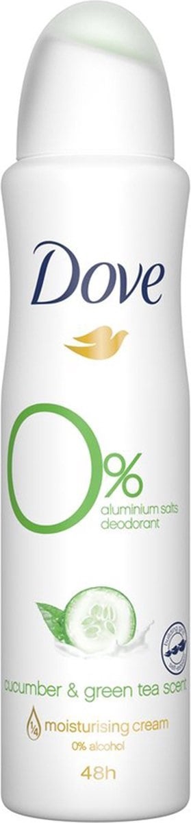 Dove Deo Spray 0% Go Fresh Cucumber (150 ml)