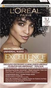 L'Oréal Excellence Creme 1U - Uni Zwart (1 stuk)