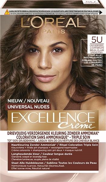 L'Oréal Excellence Creme 5U - Uni Licht Bruin (1 stuk)