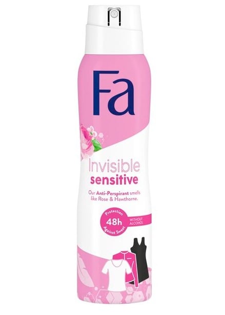 Fa Deo Spray Invisible Sensitive (150 ml)