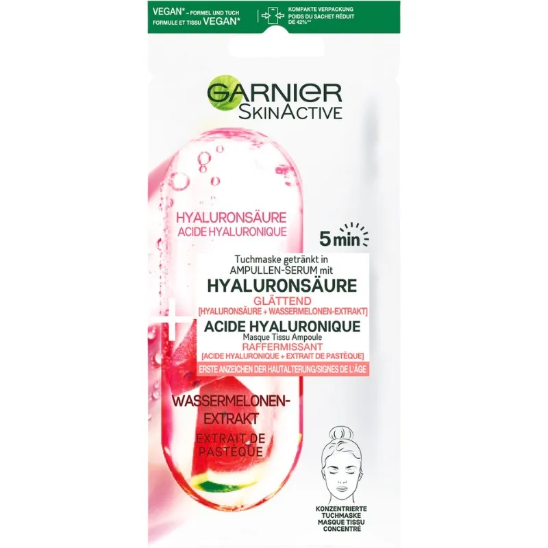 Garnier Skinactive Masker Sheet Ampul Hyaluron (1 stuk)