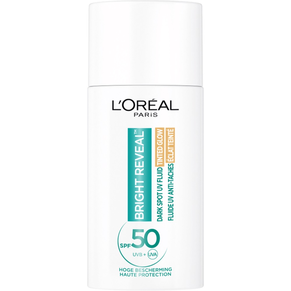 L'Oréal Skin Bright Reveal Uv Fluid Niacinamide SPF 50+ Tinted Glow Medium (50 ml)