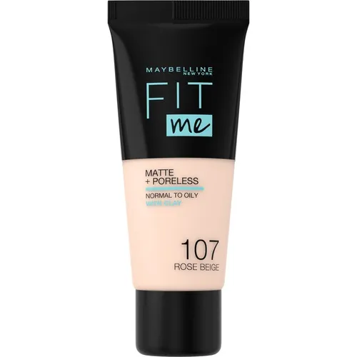 Maybelline New York Foundation Matte Fit Me 107 (1 stuk)