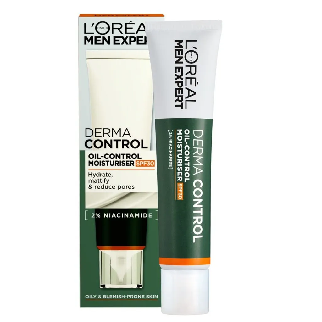 L'Oréal Men Expert Derma Control Moisturiser Oil Control SPF30 (40 ml)