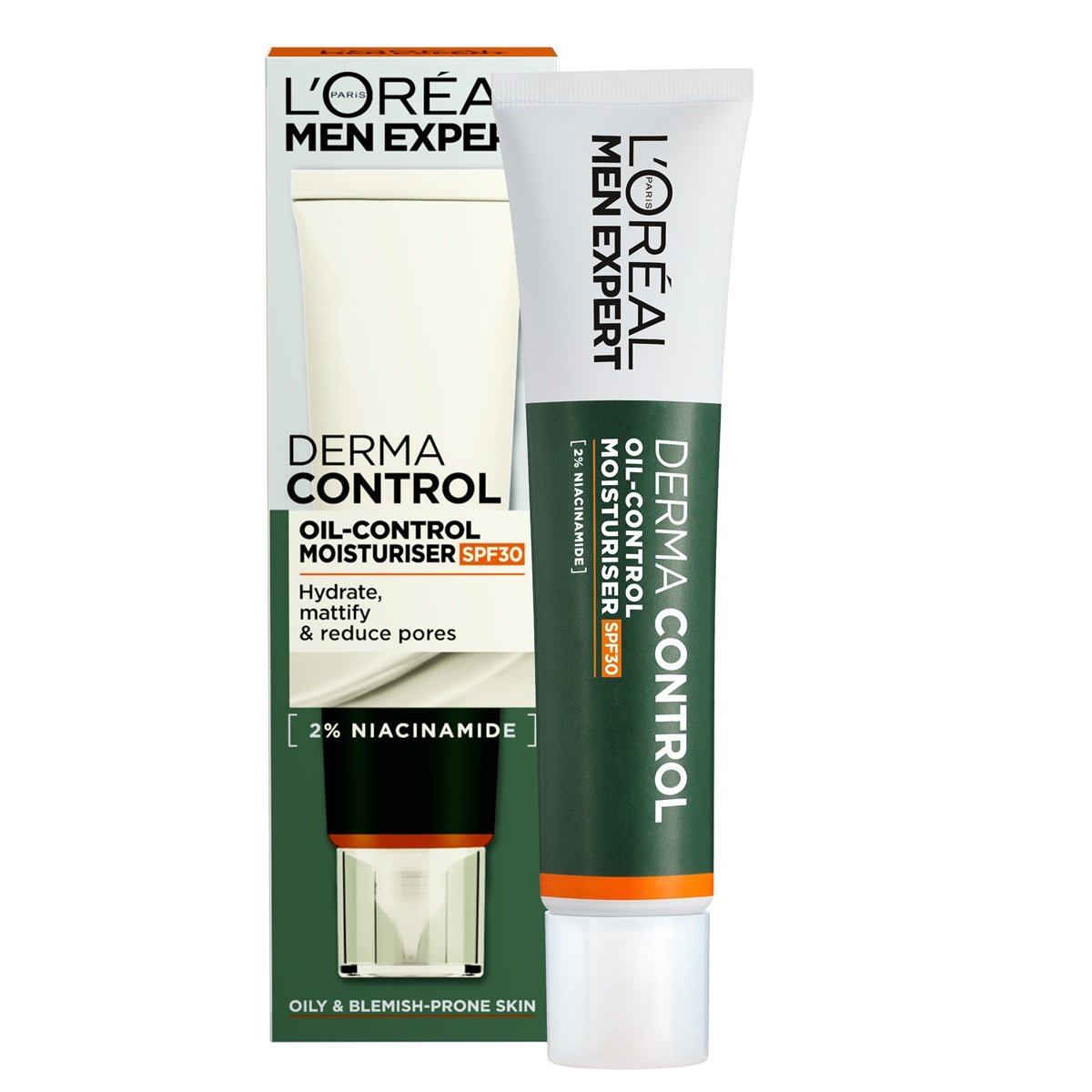 L'Oréal Men Expert Derma Control Moisturiser Oil Control SPF30 (40 ml)