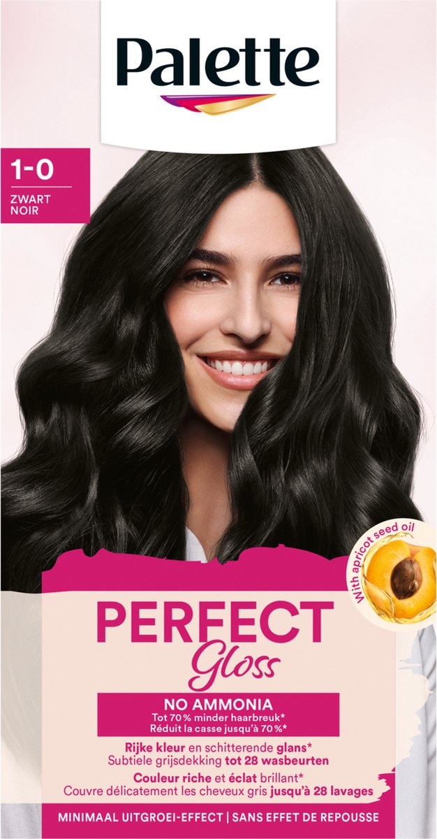 Poly Palette Perfect Gloss 1-0 Zwart (1 stuk)