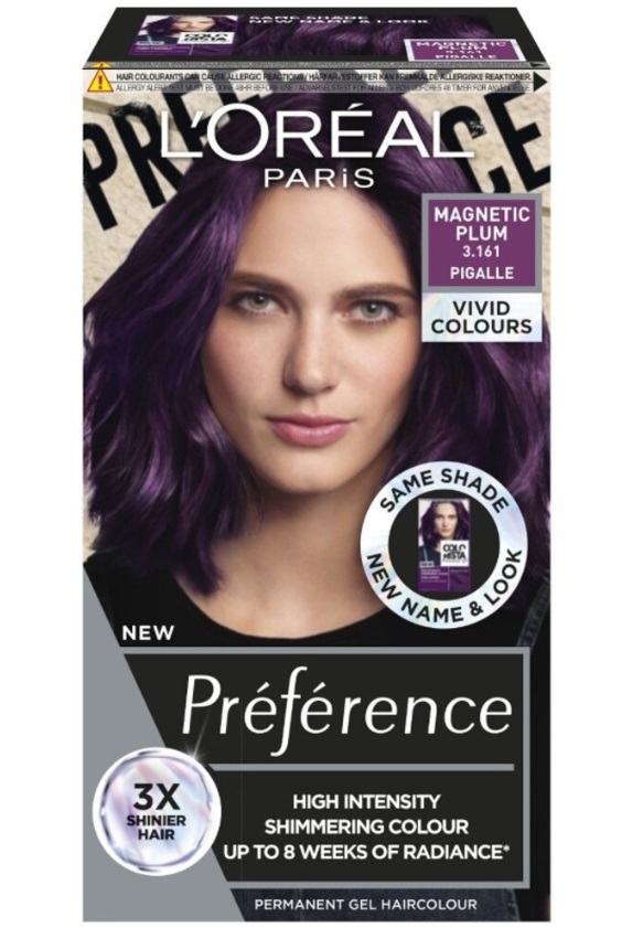 L'Oréal Préférence 3.161 - Gagnetic Plum Vivids (1 stuk)