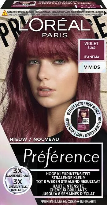 L'Oréal Préférence 5.260 - Violet (1 stuk)