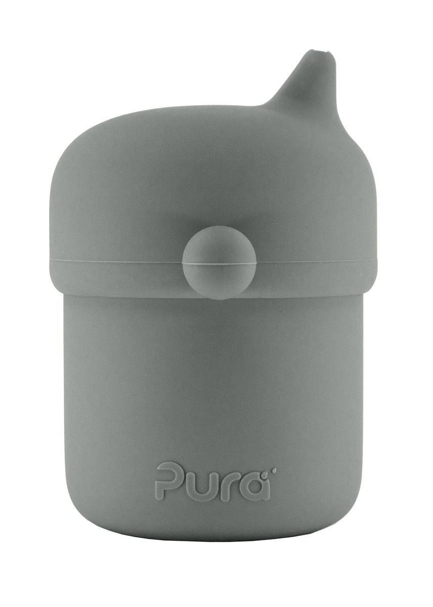 Pura My-My Silicone Sippy Cup Grij (1 stuk)