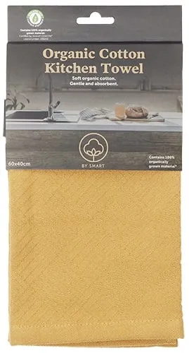 Smart Vaatdoek Biokatoen Mosterd (1 stuk)