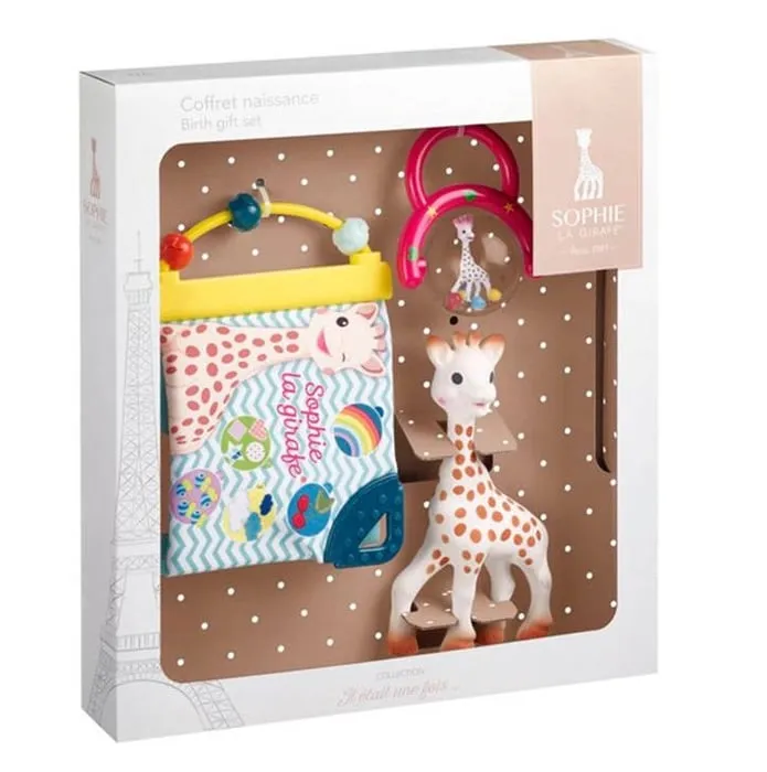 Sophie De Giraf Cadeauset Rammelaar & Boek (1 stuk)