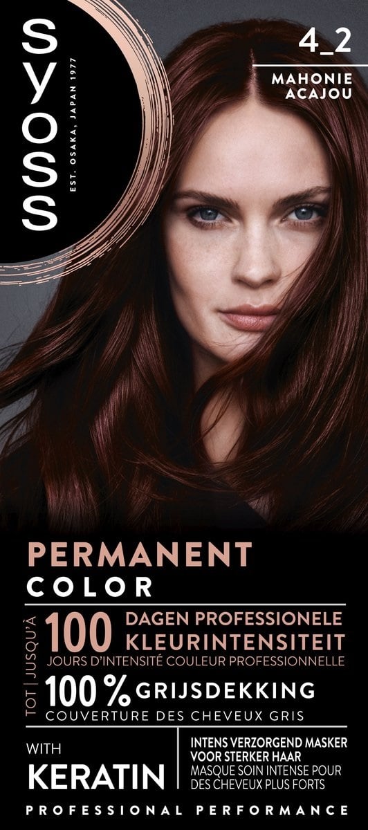 Syoss Colors 4-2 Mahonie (1 stuk)