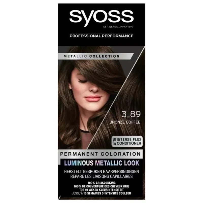 Syoss Colors Metallics 3-89 Bronze Coffee (1 stuk)