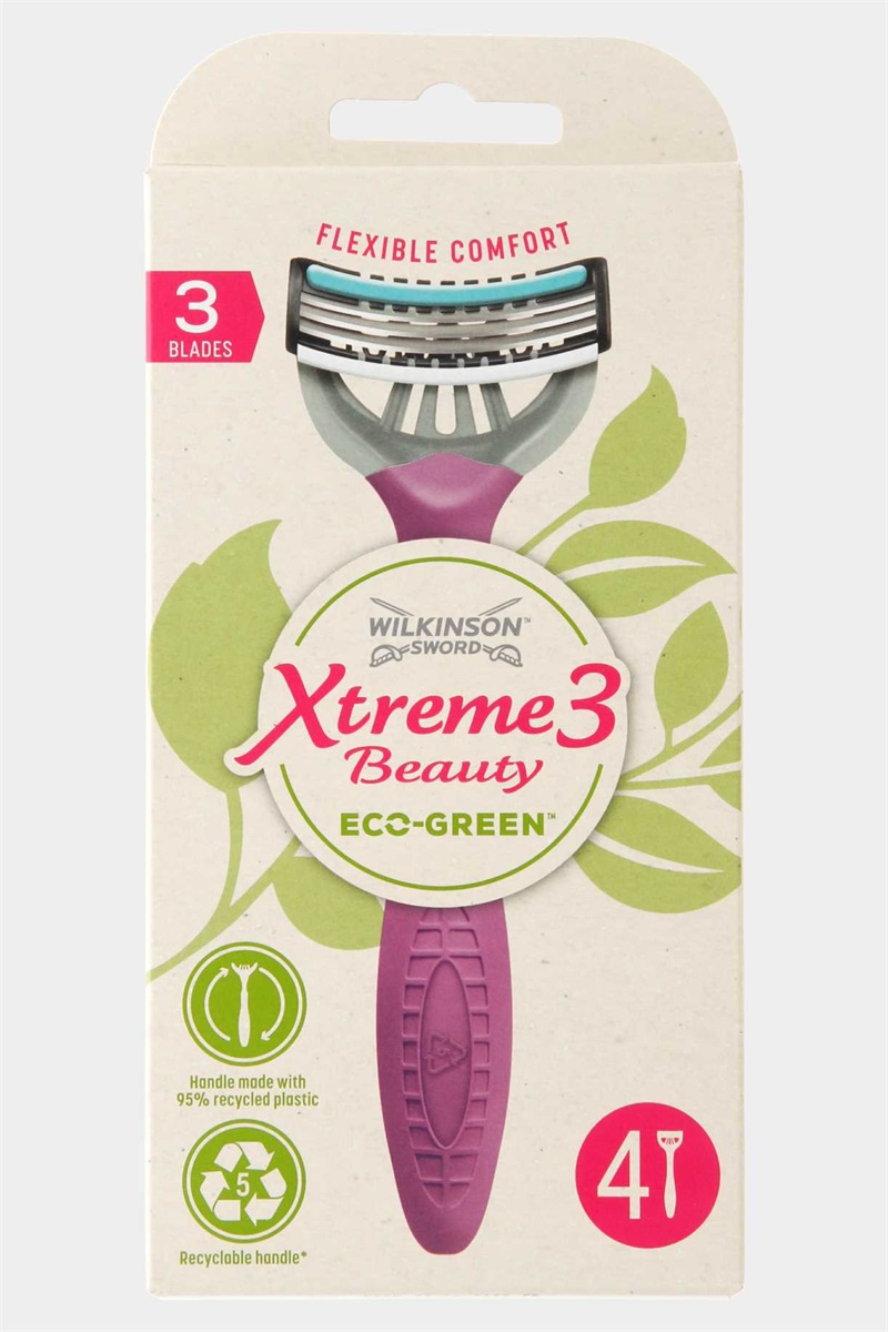 Wilkinson Xtreme 3 Disposables Beauty Eco (4 stuks)