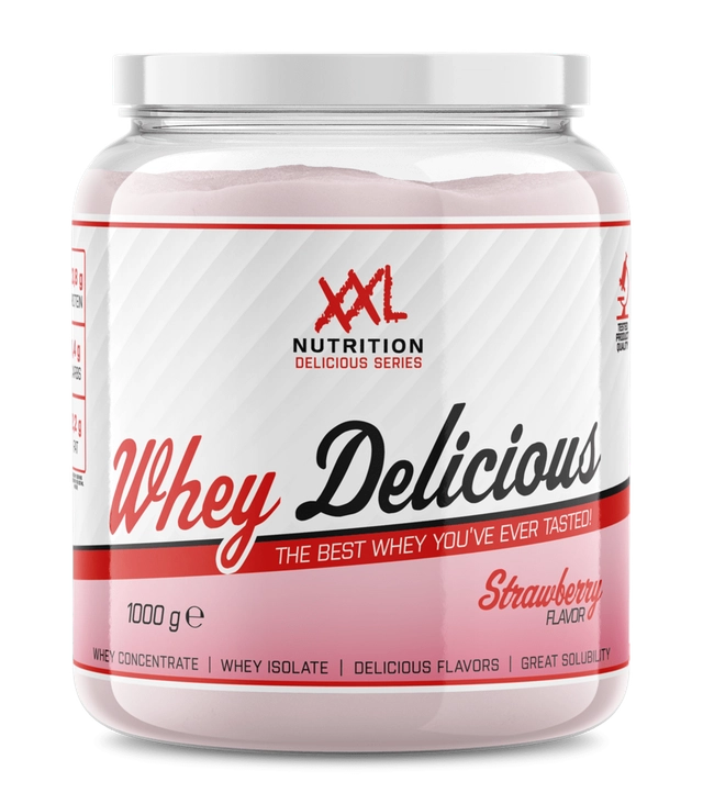 XXL Nutrition Whey Delicious Aardbei (1000 gr)
